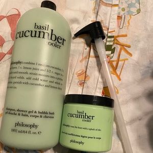 Philosophy BasilCucumber body wash/shampoo soufflé